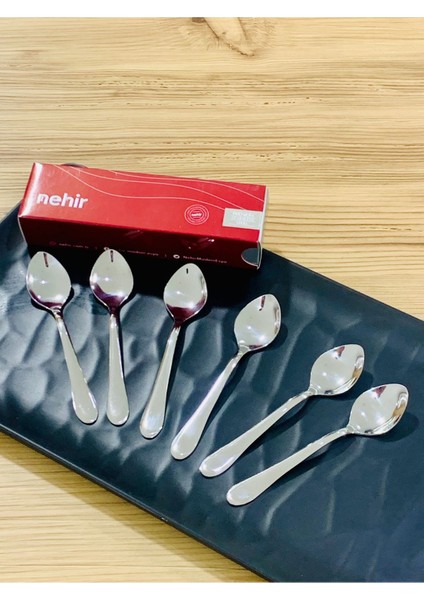 Luxury Nehir 12 Kişilik Elif Çay Kaşık 1 Adet