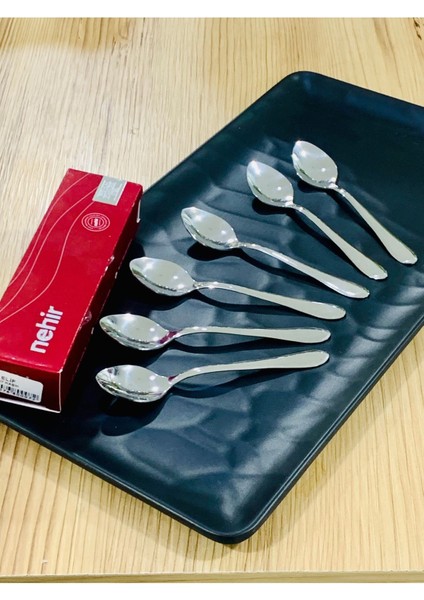 Luxury Nehir 12 Kişilik Elif Çay Kaşık 1 Adet
