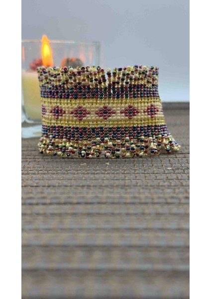 Bohem Renkli Kum Boncuk Handmade Tasarım Bileklik fiyatları