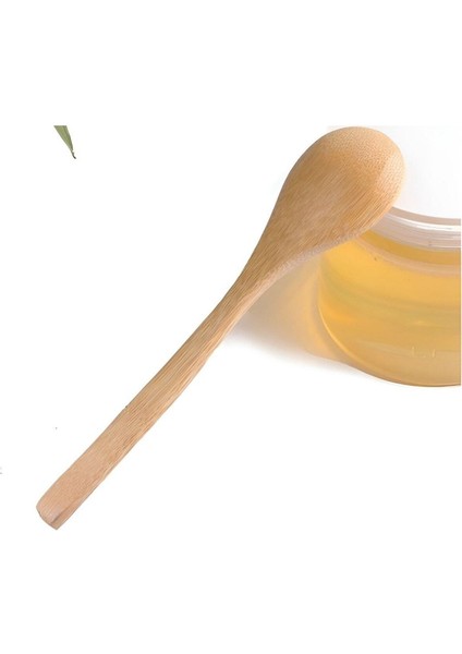 Luxury Ahşap Kaşık Tahta Kaşık Ahşap Tahta Baharat ve Bal Kaşığı 17 cm 1 Adet 1 Adet