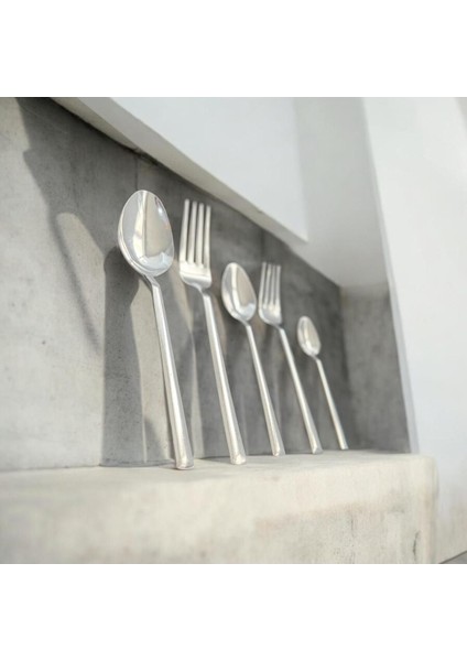 Luxury Kaşıkçım Çubuk 30 Parça 6 Kişilik Çelik Çatal & Kaşık Takımı 1 Adet