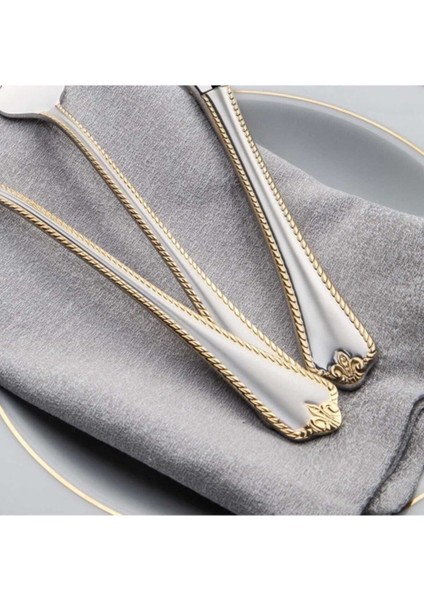 Luxury Fulya A+S 89P Kutulu Çatal Kaşık Bıçak Takımı 1 Adet