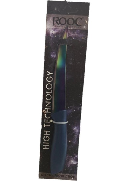 Luxury Titanyum Lazer Kesim Bıçak 4 Lü - Çok Amaçlı Yemek - Sebze Bıçağı 23,5 CM.T001LACIVERT 1 Adet