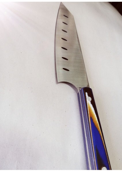 Luxury Şef Bıçağı Mutfak Bıçağı 35 cm Hediyelik Şef Bıçağı Epoksi Tutma Sapı 1 Adet