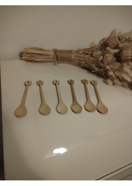 Luxury Bambu Figürlü, Çok Amaçlı, Kahve Kaşığı,çay Kaşığı,baharat Kaşığı,karıştırma Kaşığı 6 Adet 15 cm 1 Adet modelleri
