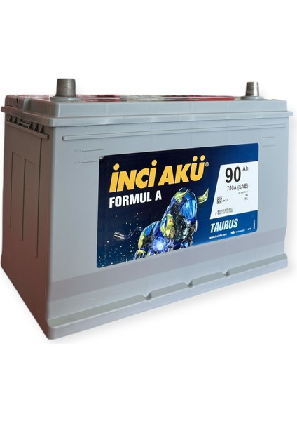 Inci Akü 12V 90 Ah 750A En Tk Ters Kutup