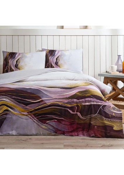 Özdilek Çift Kişilik Saten Nevresim Takımı Softlife Pembe Sumie