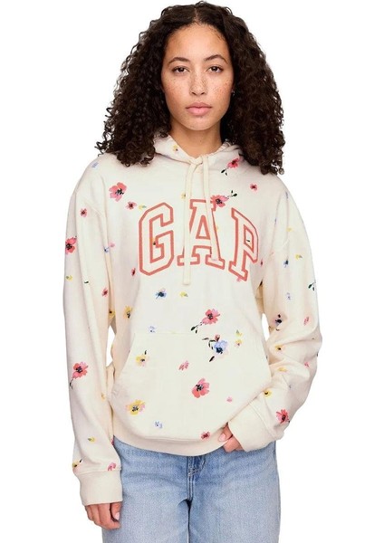 Logo Relaxed Havlu Kumaş Sweatshirt - 885589