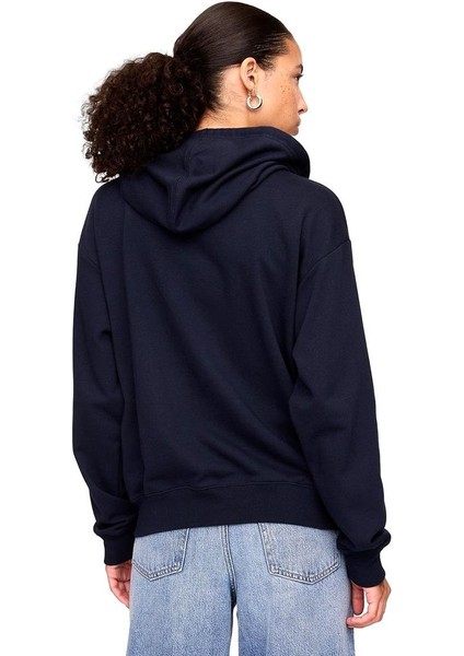 Logo Relaxed Fermuarlı Sweatshirt - 727433