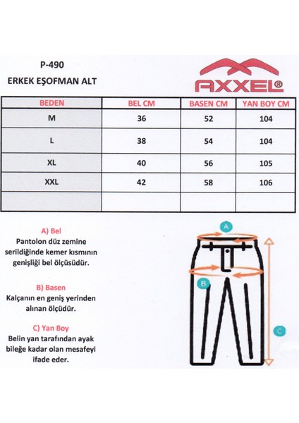 Erkek Siyah Cepli Düz Paça Arka Cepli Eşofman ALT-P490