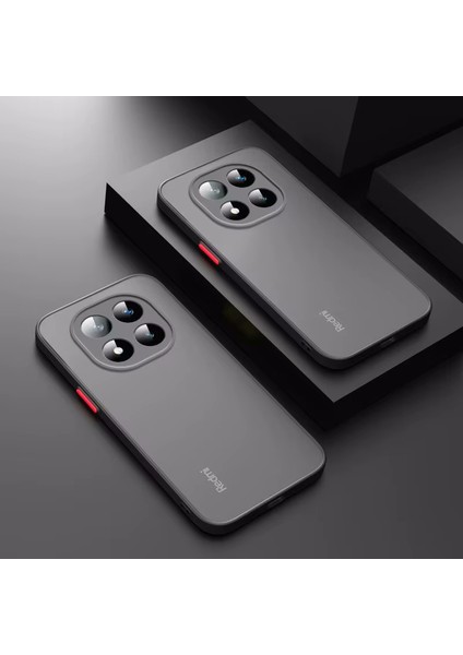 Xiaomi Redmi Note 14 Pro 4g Kılıf Mat Parmak Izi Yapmaz Kamera Korumalı Renkli Tuşlu Buzlu Silikon Kapak
