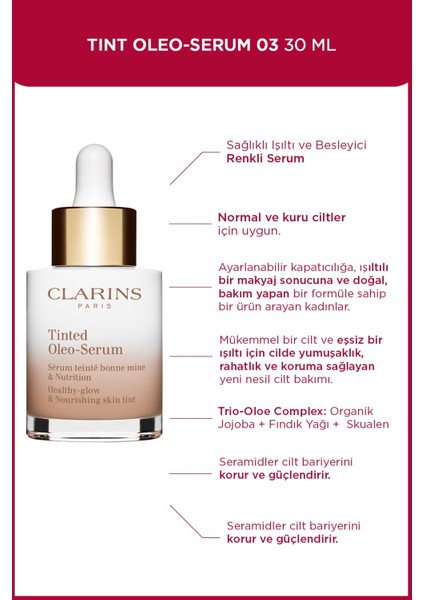 Luxury Tınt Oleo-Serum 03 30ML - Renkli Nemlendirici 1 Adet