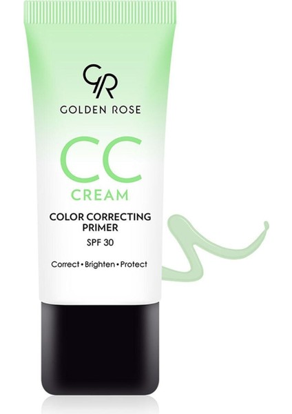 Luxury cc Cream Color Correcting Primer No: 04 Green - Cilt Rengini Dengeleyen cc Krem - 8691190121402 1 Adet