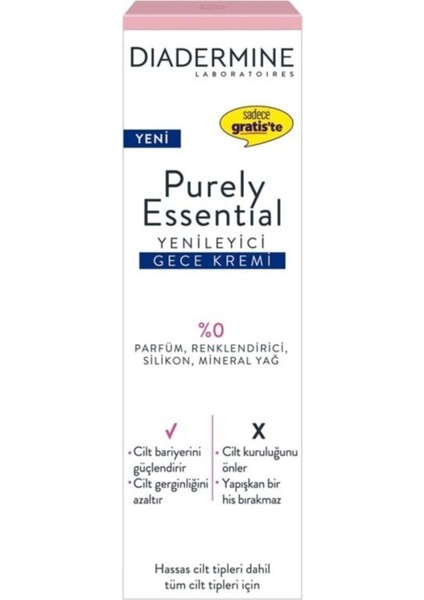 Luxury Purely Essential Yenileyici Gece Kremi 40 ml 1 Adet