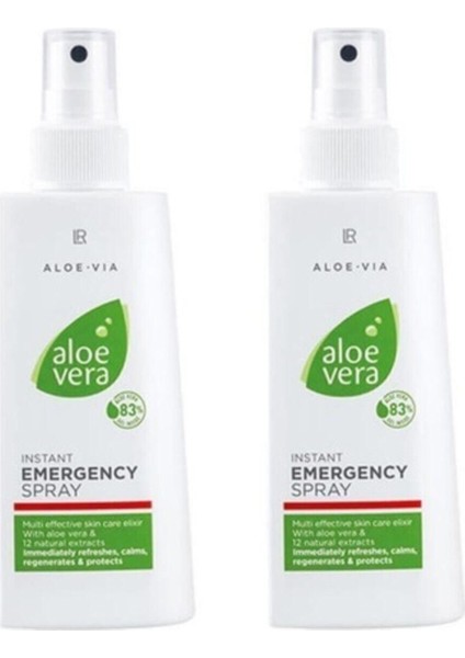 Luxury Aloe Vera Acil Durum Yardım Spreyi - Küçük Boy 2 x 150 ml 1 Adet