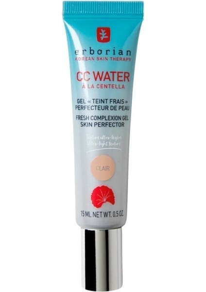 Luxury Erborıan cc Water À La Centella Cildi Mükemmelleştiren "taze Cilt" Jeli 15 ml 1 Adet