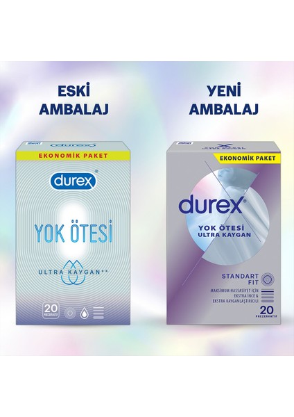 Yok Ötesi Ultra Kaygan Ince Prezervatif 30'lu, Süper Fırsat Paketi 1 Adet