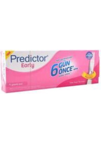 Predıctor Early Erken Hamilelik Testi 1 Adet
