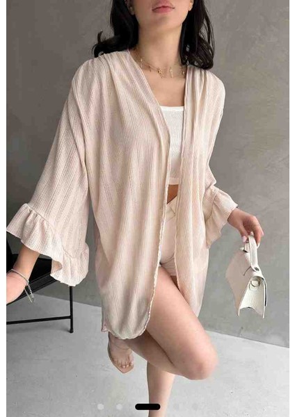 Taş Rengi Kimono fiyatları