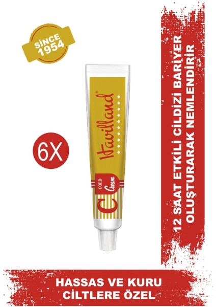 Luxury Hassas ve Kuru Ciltlere Özel Koruyucu Nemlendirici Yağlı Krem 40ML x 6 240ML 1 Adet
