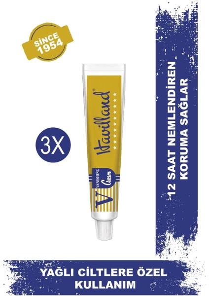 Luxury Yağlı Ciltlere Özel Koruyucu Nemlendirici Yağsız Krem 3 x 40 ml 120 ml 1 Adet