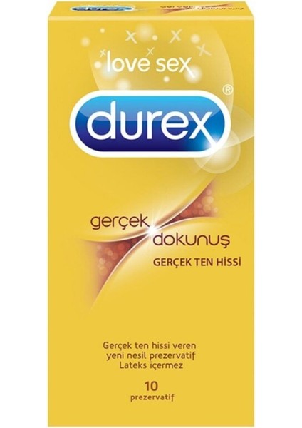 Prezervatif Gerçek Dokunuş Gerçek Ten Hissi 10'lu 1 Adet