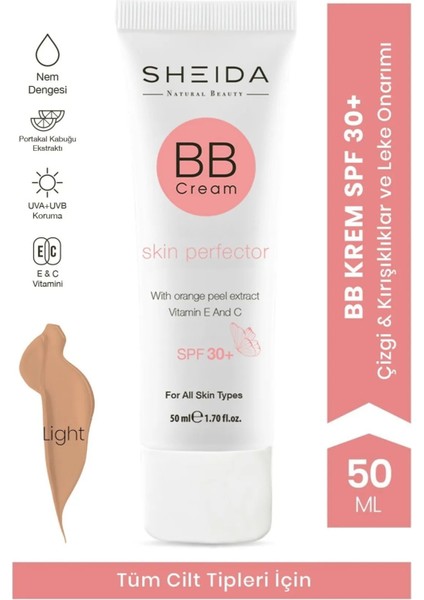 Luxury Bb Cream Light (Açık Renk) Spf 30, Mükemmel Kapatıcılık 1 Adet