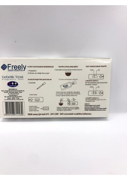 Hamilelik Testi 20 'li 1 Adet modelleri