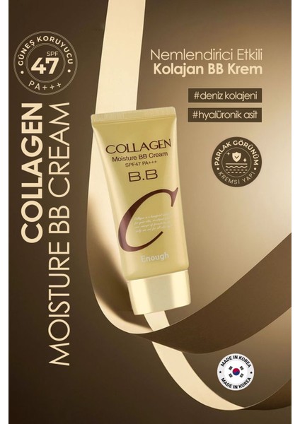 Luxury Nemlendirici Içerikli Bb Krem Collagen Moisture Bb CREAM SPF47 PA++++ 50GR. 1 Adet modelleri