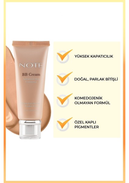 Luxury Bb Cream Spf 15 Nemlendirici Etkili Yoğun Kapatıcı Bb Krem - 300 Light Beige 1 Adet