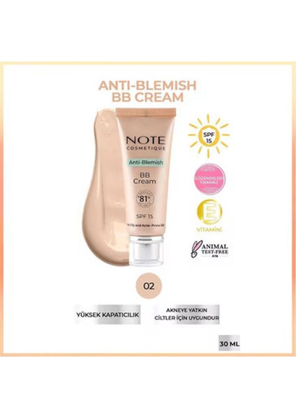 Luxury Bb Krem Anti Blemish No: 02 1 Adet