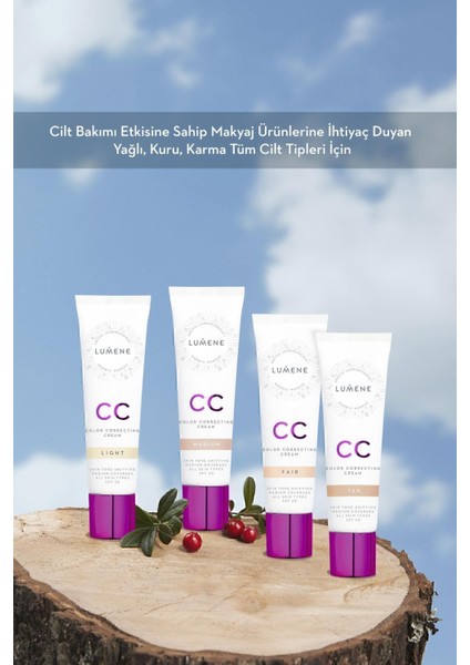CC Cream Shade Tan-7 Etkili Renk Dengeleyici CC Krem SPF 20 Koyu indirimleri