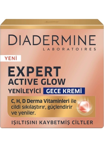 Luxury Expert Active Glow Yenileyici Gece Kremi 50 ml 1 Adet