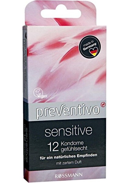 Prezervatif Sensitive 12'li 1 Adet