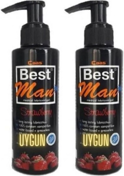Bestman Çilekli Vajinal Kullanıma Uygun Jel 2li 150 ml +150 ml 1 Adet