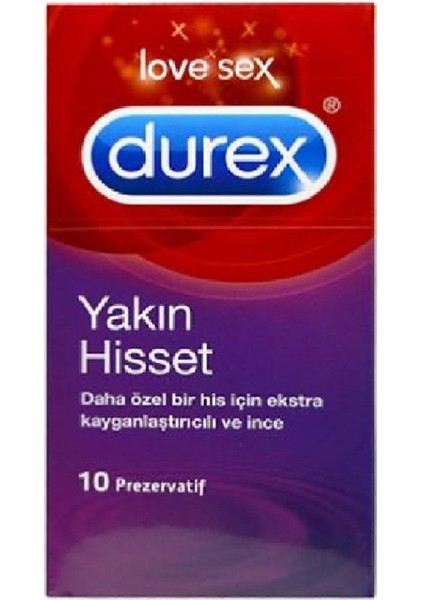 Yakın Hisset 10'lu Prezervatif 1 Adet