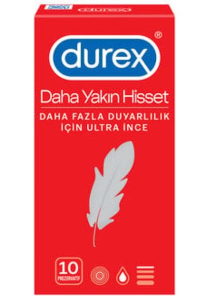 Daha Yakın Hisset 10'lu Prezervatif 1 Adet 1 Adet