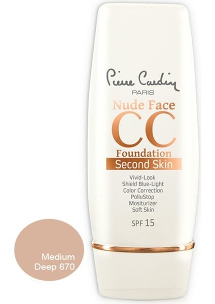 Luxury cc Krem Nude Face cc Cream SPF15 - M.deep 770 12198 1 Adet