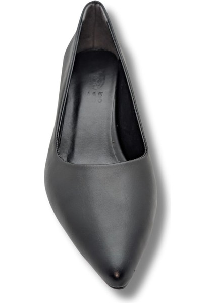 Amour - Suni Deri Kadın Stiletto - Amour - Siyah - 37 modelleri
