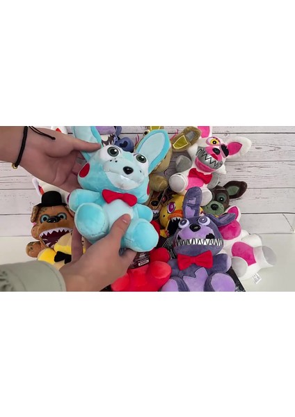 Luxury Five Nights At Freddy's Fnaf Bonnie Foxy Freddy Mangle Springtrap Peluş Oyuncak Uyku Arkadaşı 25 Cm. 1 Adet