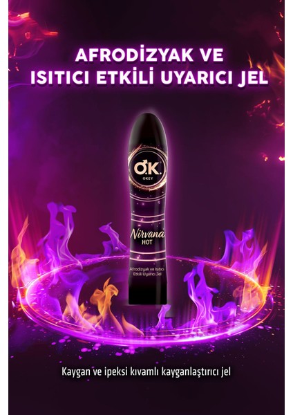 Nirvana Hot Jel 2'li Set – Isıtıcı Etkili, Uzun Süre Kayganlık ve Konfor Sunan Kayganlaştırıcı