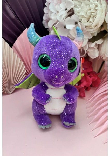 Luxury Defne Mor Ejderha Peluş 15 cm 1 Adet