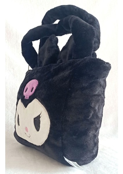 Luxury Kuromi Karikatür Peluş Çanta 30X25 (Siyah) 1 Adet indirimleri