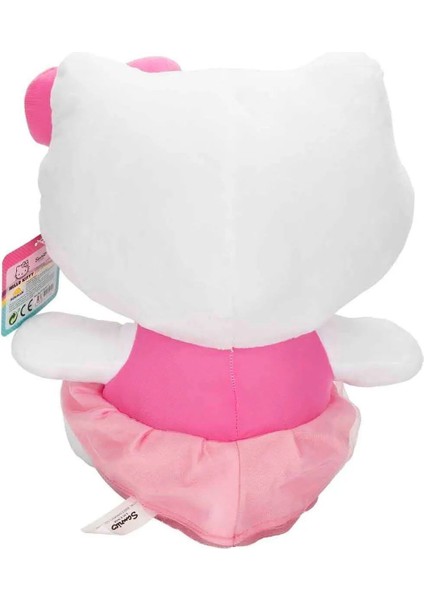 Luxury Pelüş OT180201-A Hello Kitty Pembe Elbiseli Kurdeleli 36 cm 1 Adet
