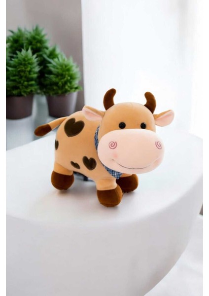 Luxury Toyzz 50 cm Kalpli Sevimli Peluş Oyuncak Inek 1 Adet fiyatları