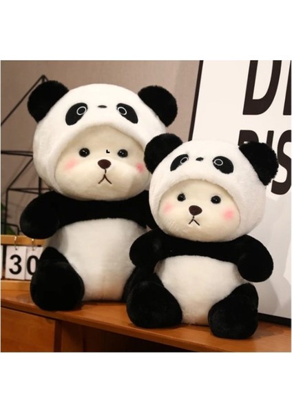 Luxury Kapşonlu Uykumcuk Peluş Ayıcık Panda 1 Adet