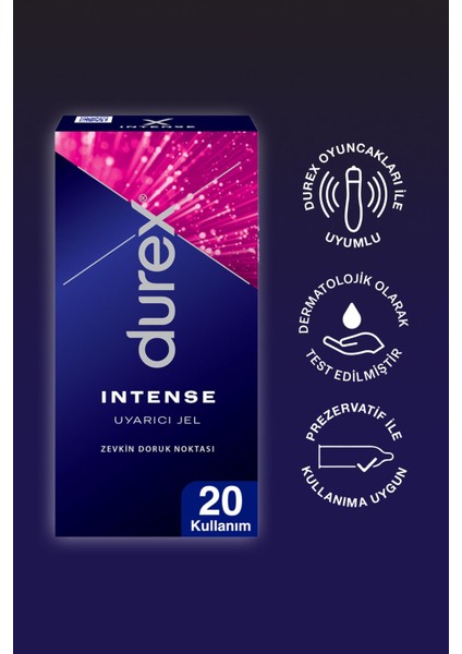 Intense Uyarıcı Jel 2'li Avantaj Paketi 1 Adet