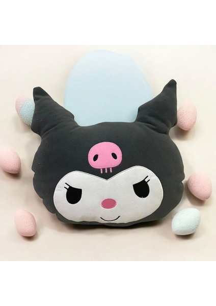 Luxury Sevimli Kuromi Peluş Oyuncak & Yumuşak Yastık & Hediyelik Kromi 1 Adet