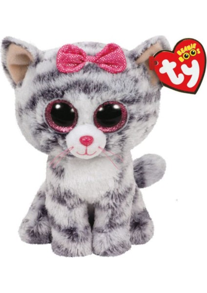 Luxury Gri Peluş Kedi Kiki 1 Adet