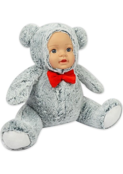 Luxury Peluş Bebek Yüzlü Ayı Oyuncak 1 Adet